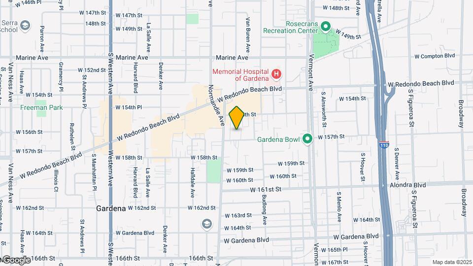 1315 Magnolia Ave Map and Location Details