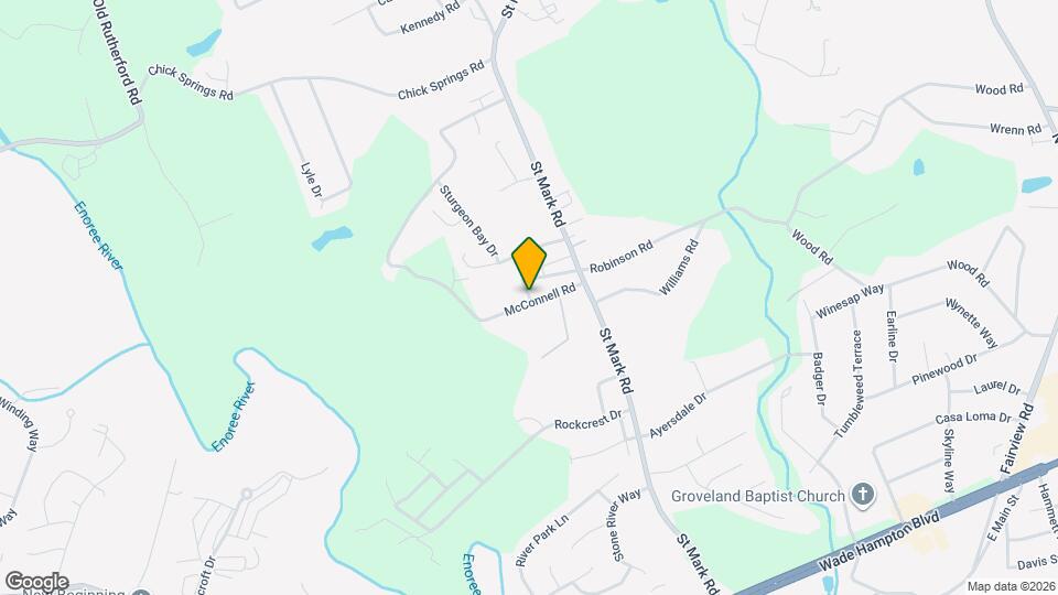 207 Mountain Gap Rd, Unit 207 Map and Location Details