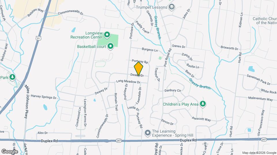 2209 Dewey Dr Map and Location Details