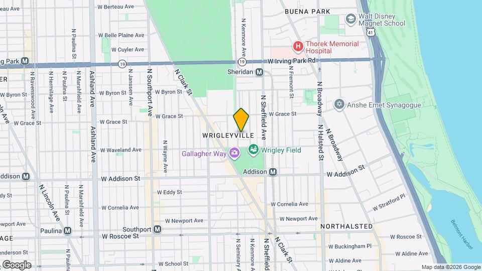 3727 N Seminary Ave, Unit Garden Unit Map and Location Details