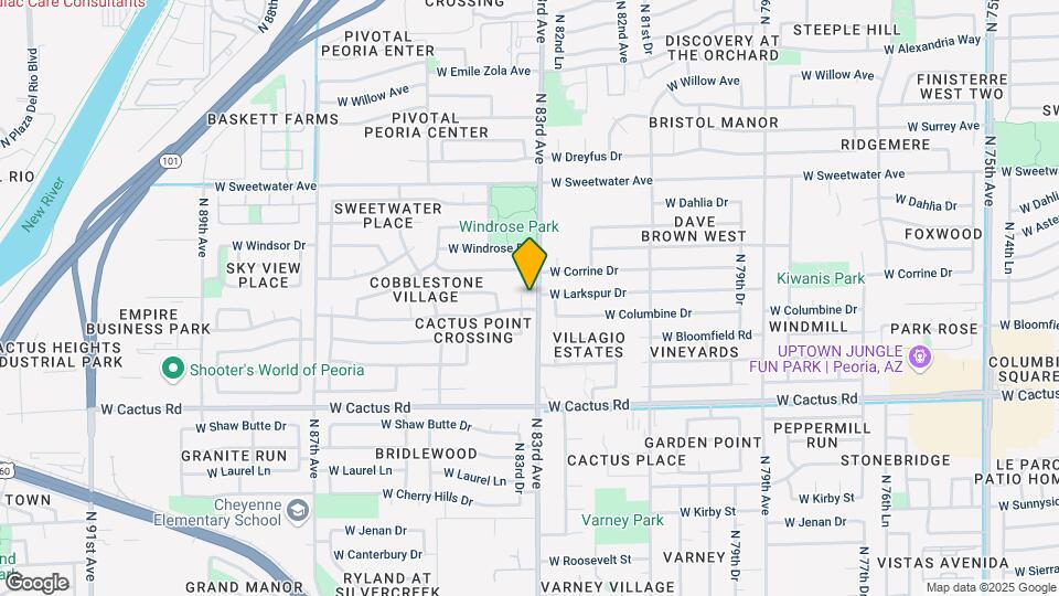 12537 N 83rd Dr Map and Location Details