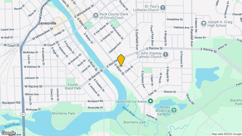 551 S Main St Map and Location Details