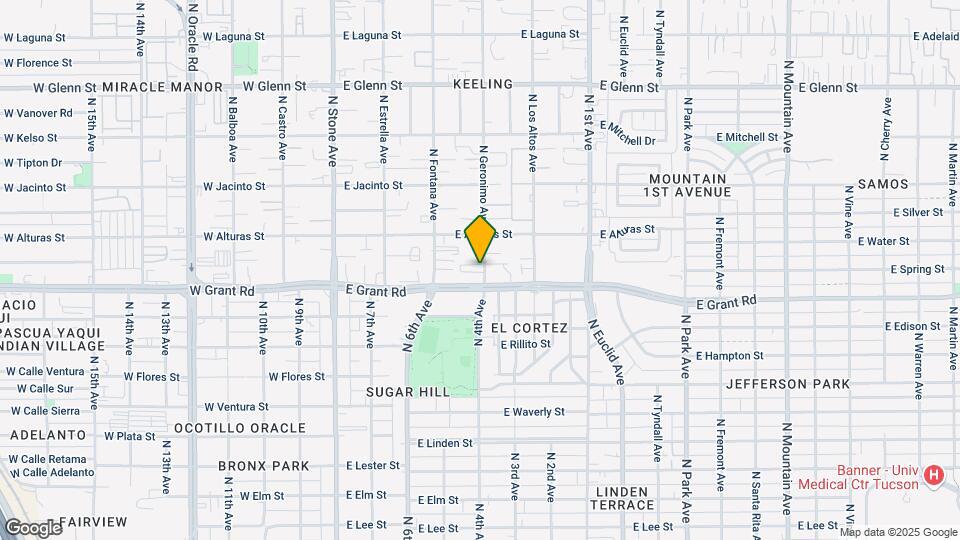 2415-2419 N Geronimo Ave Map and Location Details
