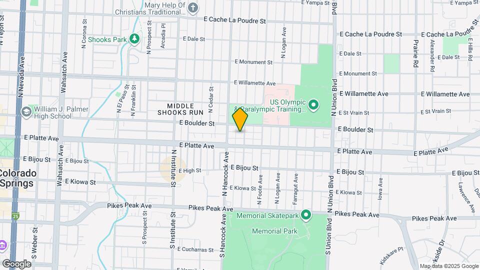 318 N Sheridan Ave Map and Location Details