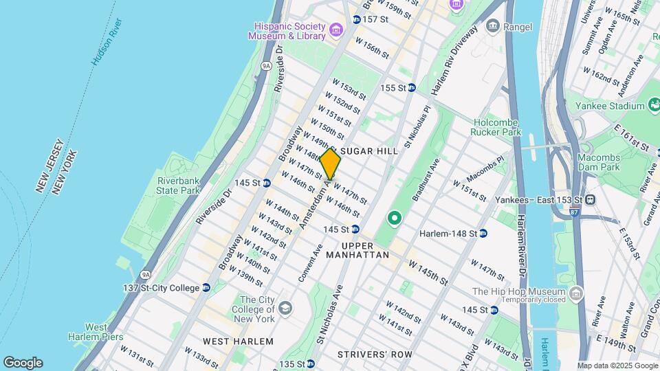 1751 Amsterdam Ave Map and Location Details