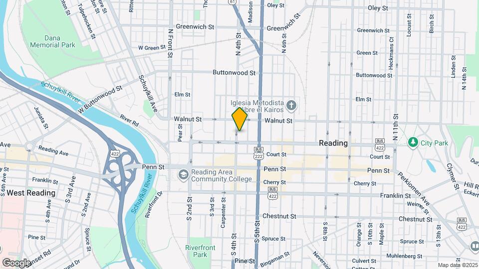 119 N 4th St Map and Location Details