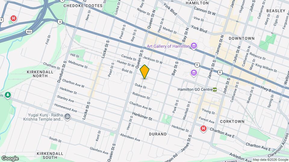 157 Hess St S Map and Location Details