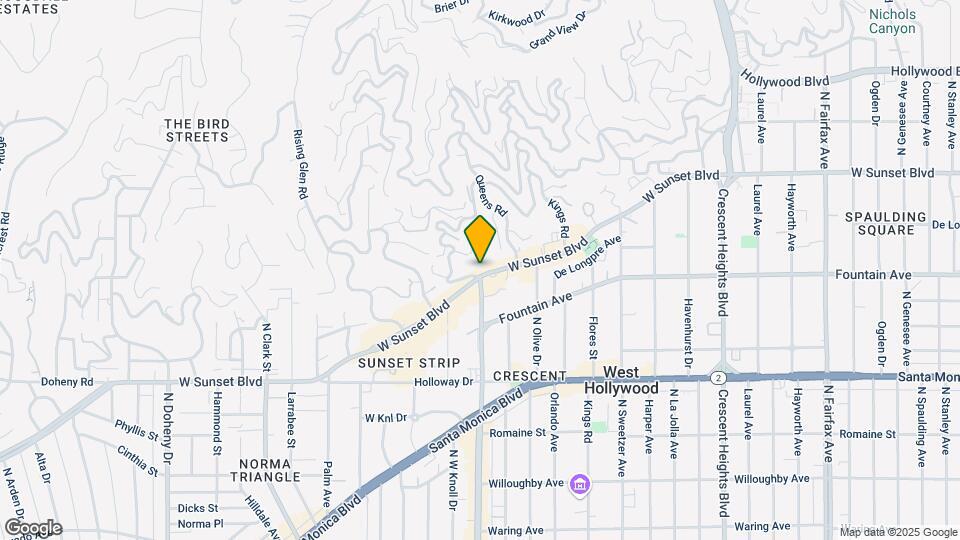 8497-8499 Sunset Blvd Map and Location Details