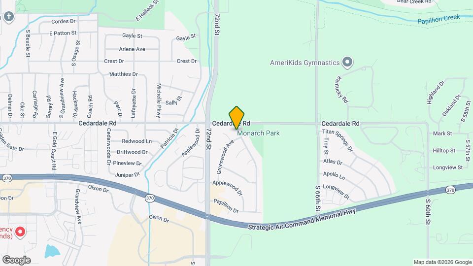 1206 Beechwood Ave Map and Location Details