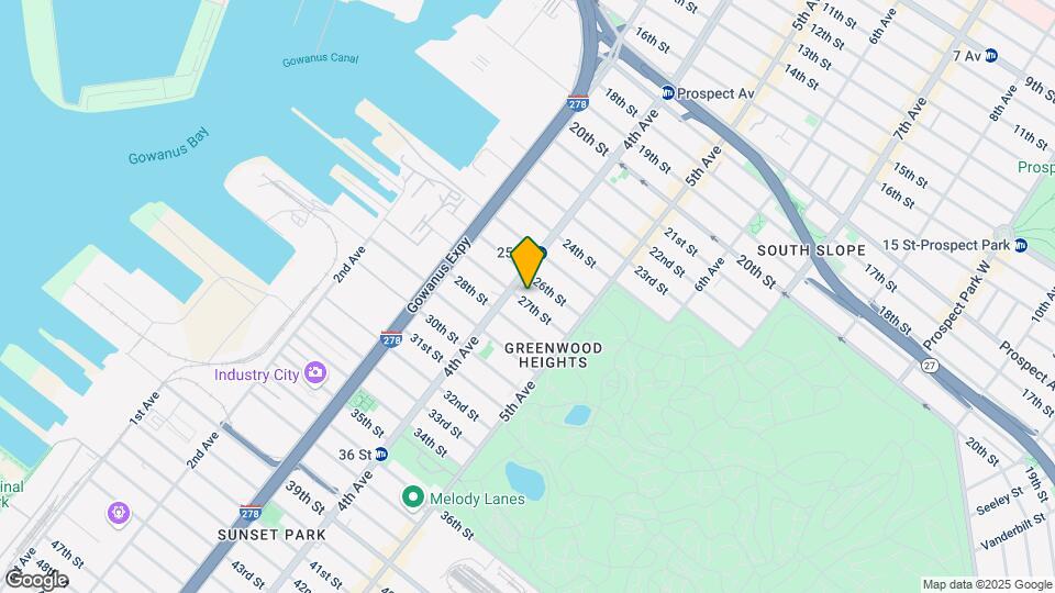 205 27th St Map and Location Details