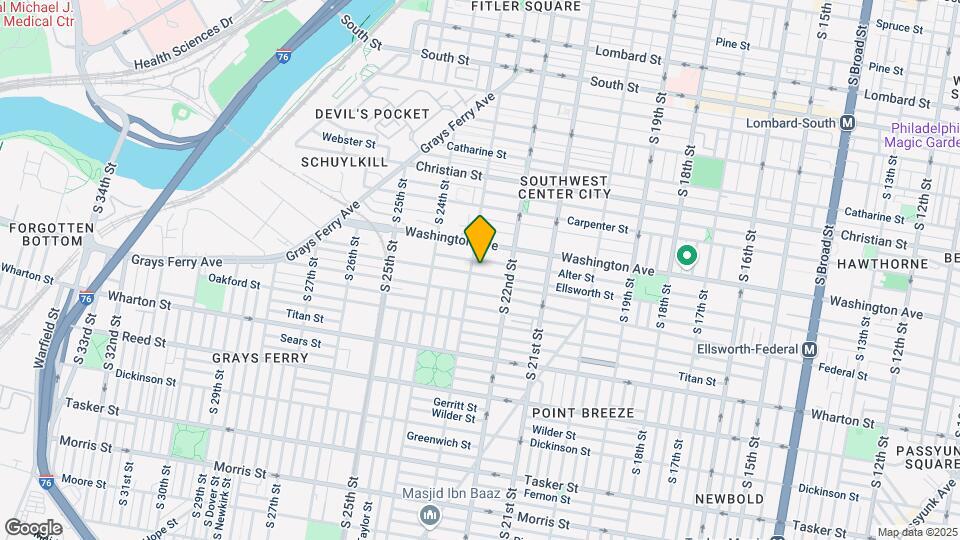 2233 Ellsworth St Map and Location Details