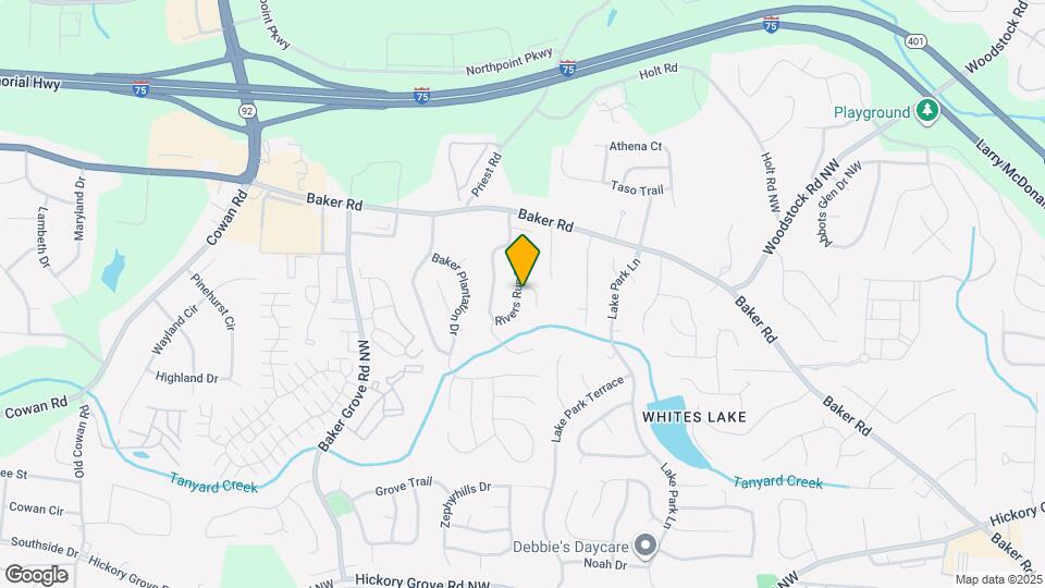 3854 Rivers Run Trace Map and Location Details