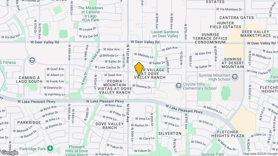 9008 W Quail Ave Map and Location Details