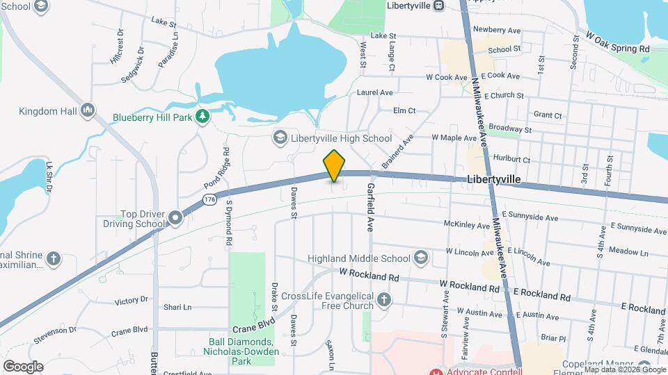 553 W Park Ave, Unit A Map and Location Details