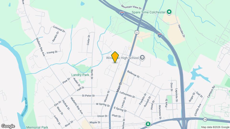 344 Weaver St, Unit B Map and Location Details