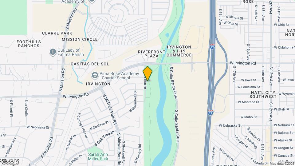 5015 S River Run Dr Map and Location Details