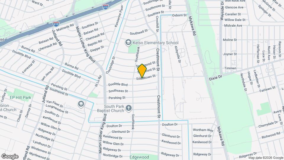 5926 Southtown St Map and Location Details