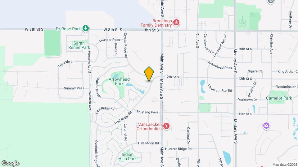 1230 Trail Ridge Rd Map and Location Details