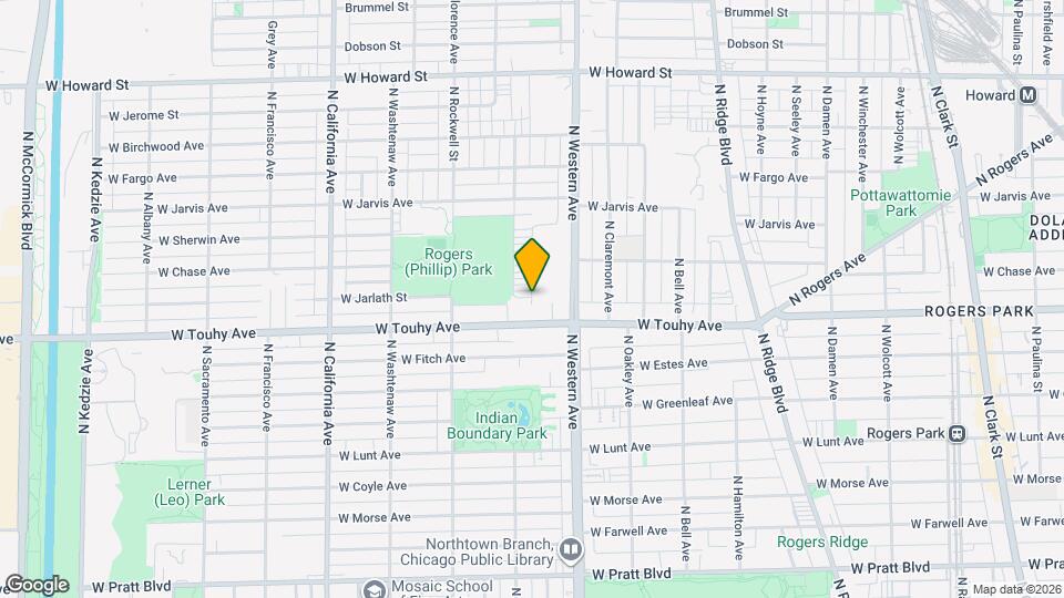7229 N Campbell Ave Mapa y Detalles de la Ubicación