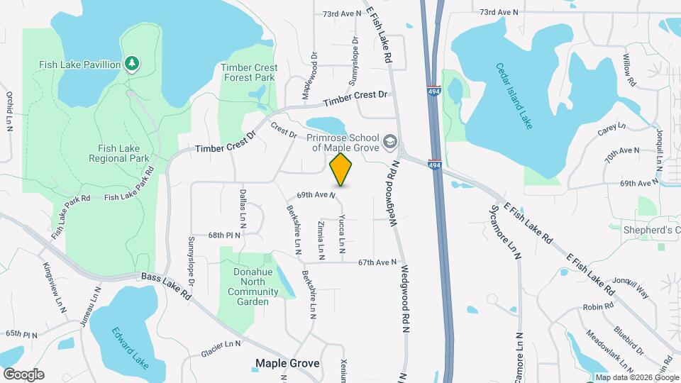 13612 69th Ave N Map and Location Details