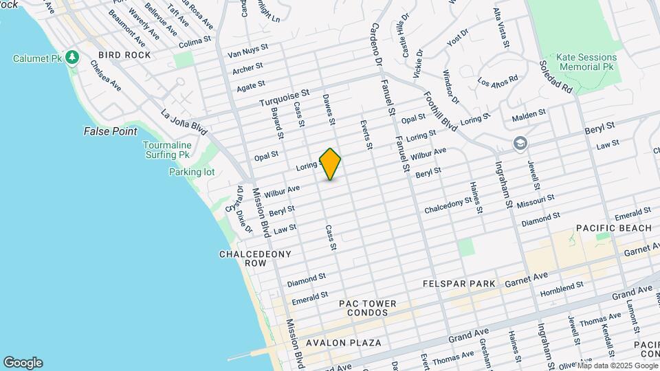 1027-1033 Wilbur Ave Mapa y Detalles de la Ubicación