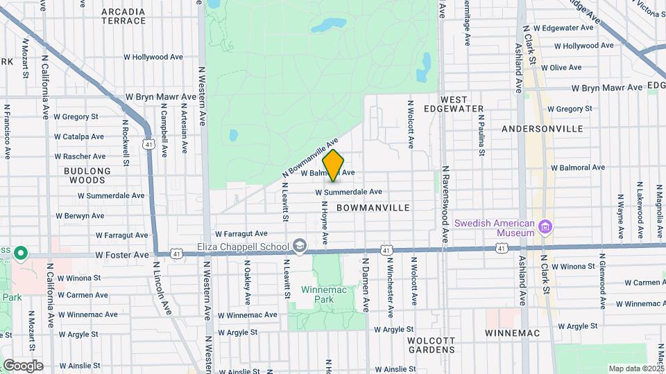 2046 W Summerdale Ave-Unit -1N Map and Location Details