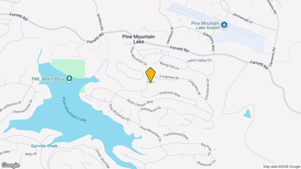 20415 Pine Mountain Dr Map and Location Details