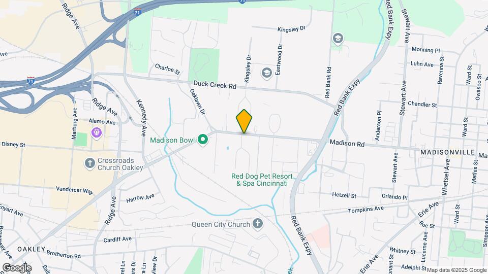 5001 Madison Rd, Unit 4 Map and Location Details