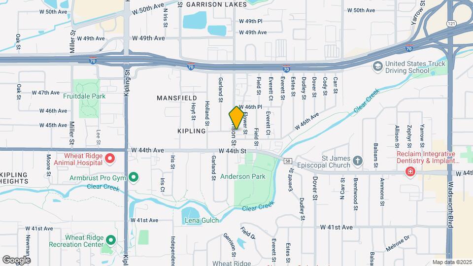 4510 Garrison St Map and Location Details