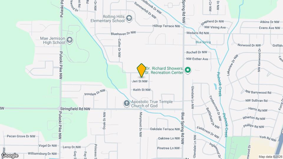 2506 Jeri St NW Map and Location Details