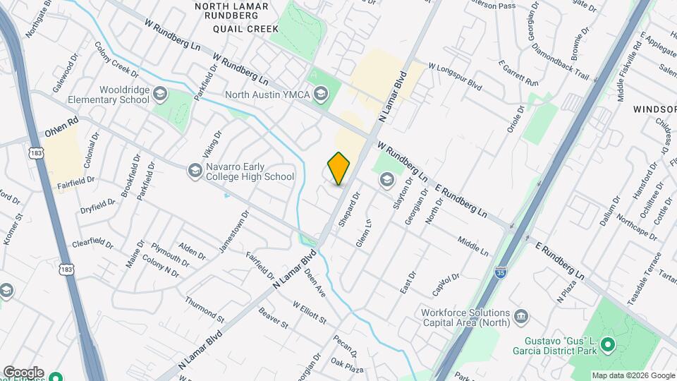 9036 N Lamar Blvd, Unit 106 Map and Location Details