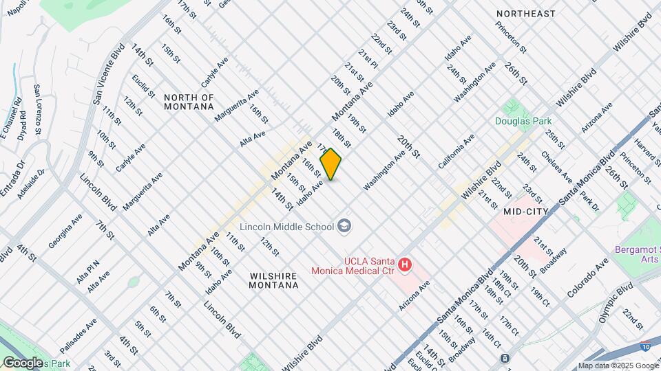 925 16th St Map and Location Details