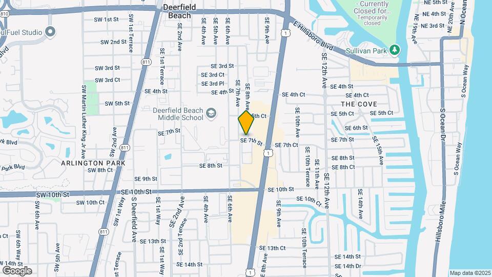 617 SE 8th Ave Map and Location Details