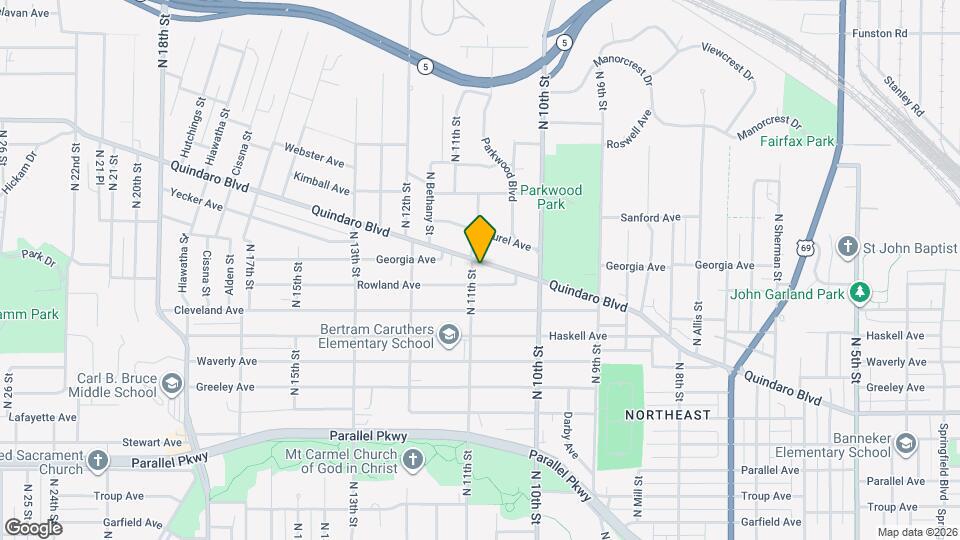 2613 N 11th St Map and Location Details