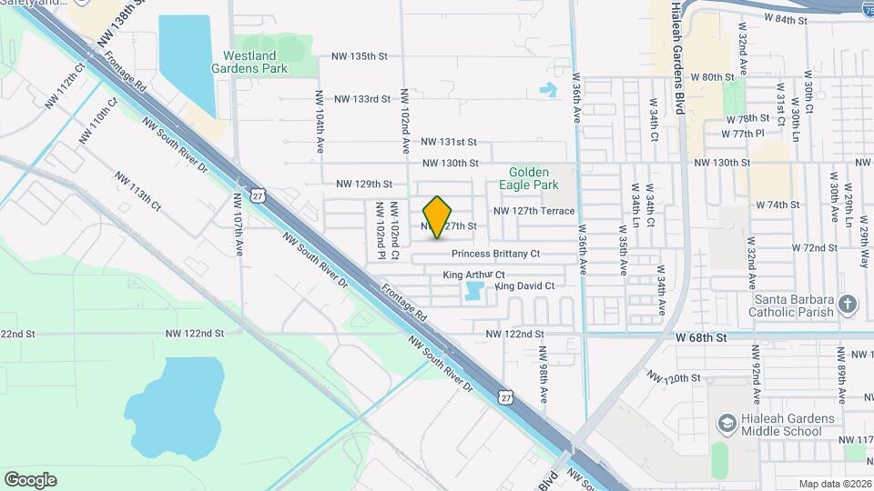 10088 NW 126th Terrace Map and Location Details