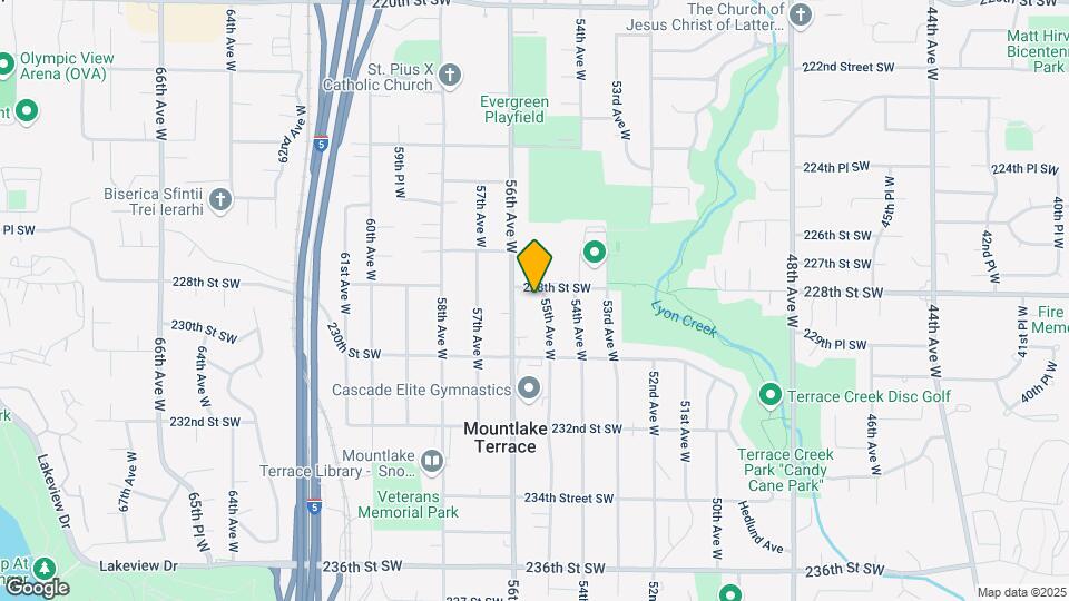 22804 55th Ave W Mapa y Detalles de la Ubicación