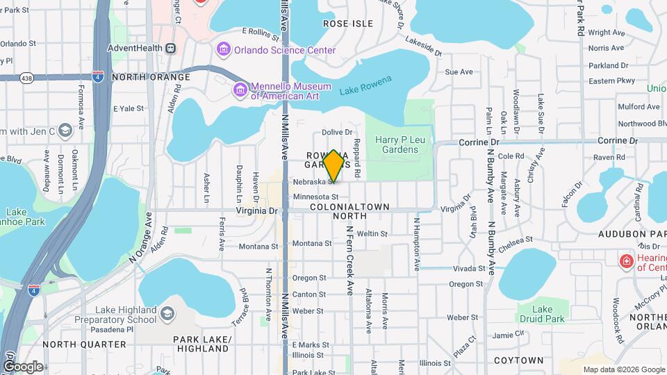 1420 Nebraska St Mapa y Detalles de la Ubicación