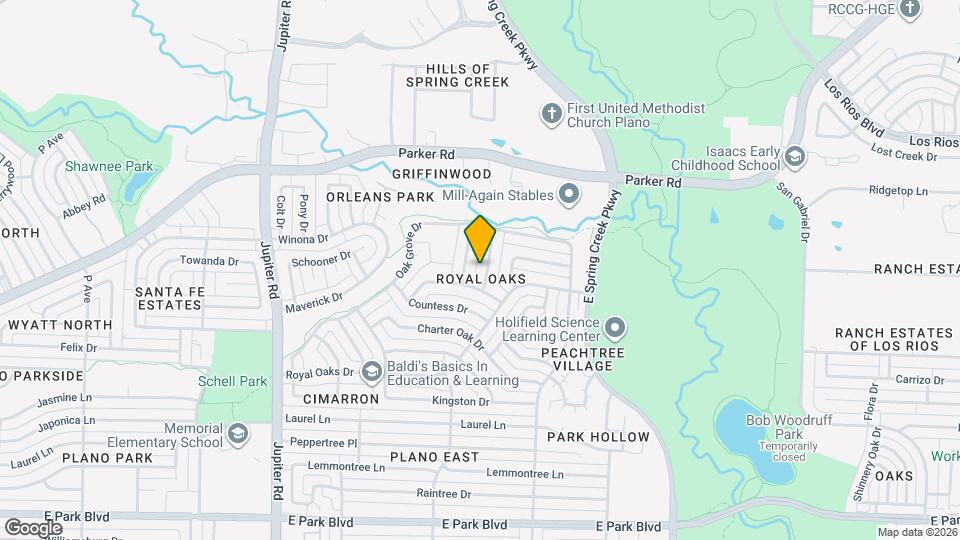 3209 Oak Vista Dr Map and Location Details