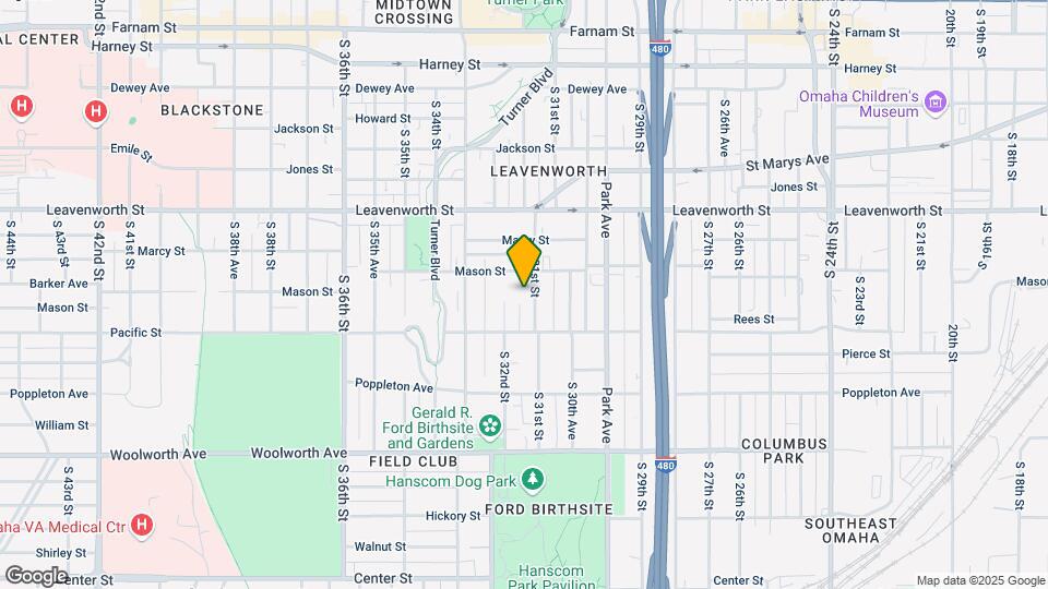 1018 S 31st St Map and Location Details