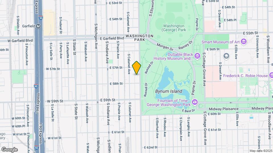 5736 S King Dr, Unit 5736 Map and Location Details