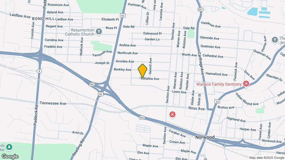 1843 Catalina Ave Mapa y Detalles de la Ubicación