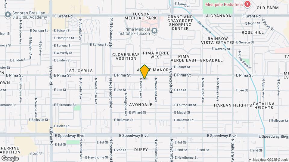 1662 N Beverly Ave Map and Location Details