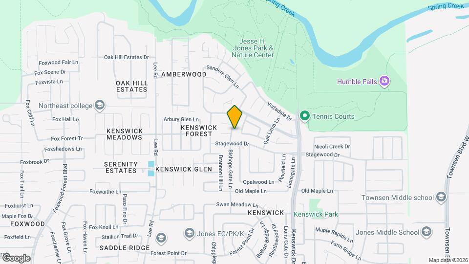 20606 Bishops Gate Ln Map and Location Details