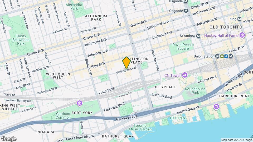 455-455 Wellington St W Map and Location Details