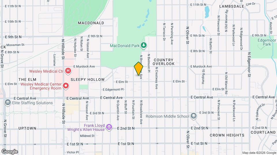 621 N Broadview Ave Map and Location Details