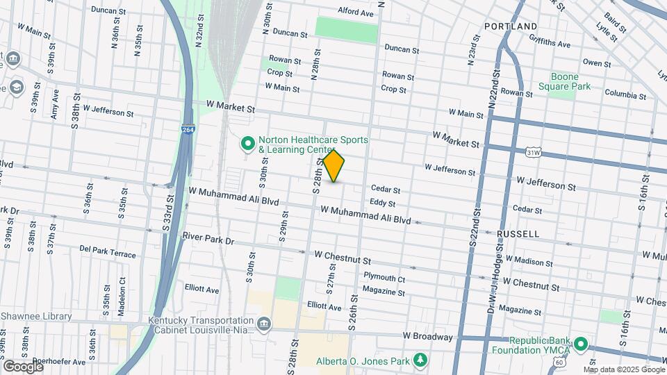 2712 Cedar St Map and Location Details