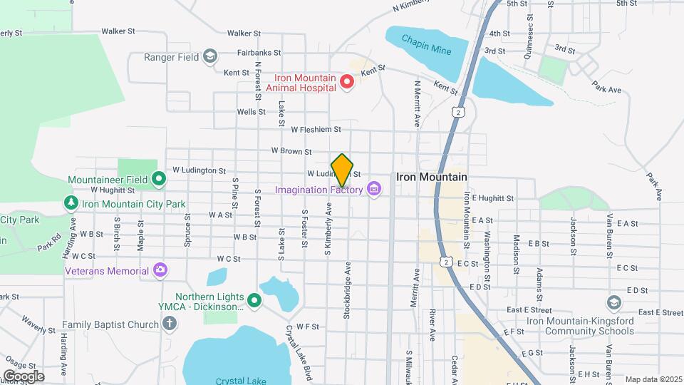 406 W Hughitt St Mapa y Detalles de la Ubicación