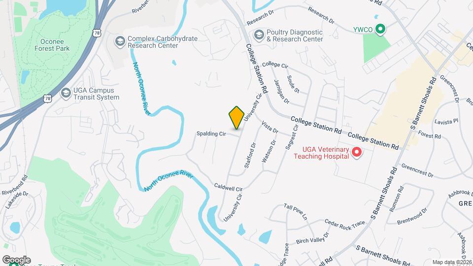 290 University Cir Map and Location Details