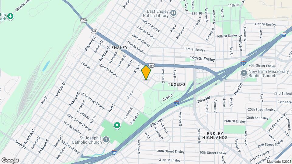 2114 Avenue K Mapa y Detalles de la Ubicación