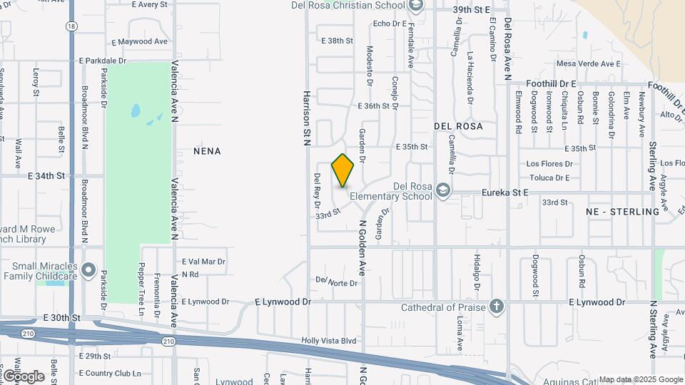 3310 N Golden Ave Mapa y Detalles de la Ubicación